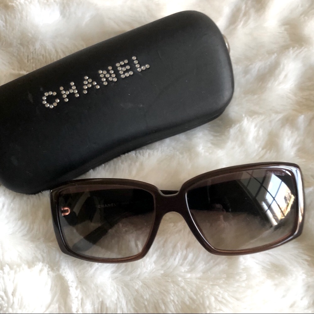Chanel Rare Auth. Classic Strass Sunglasses